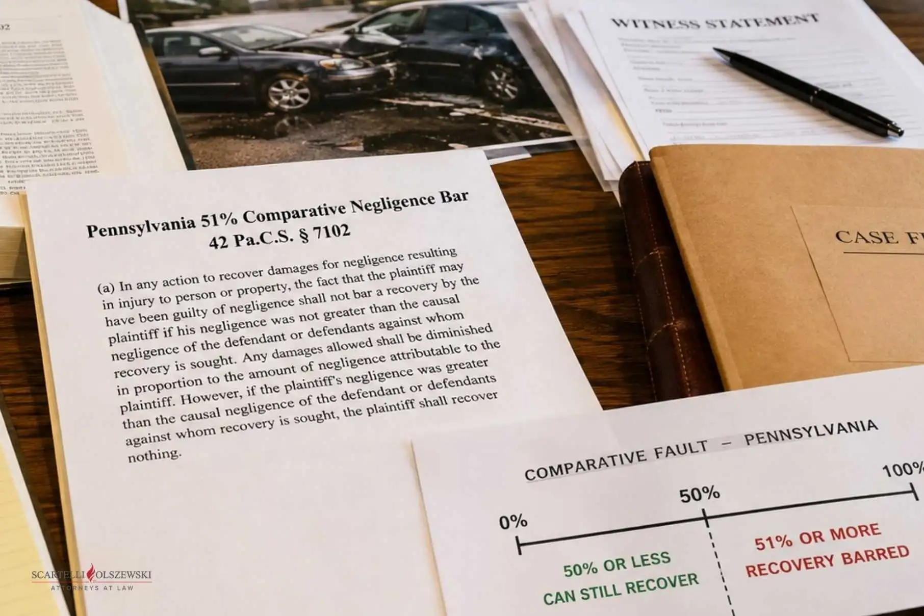 Why You Should Hire A Car Accident Lawyer In Pennsylvania 3 The 51% comparative negligence bar