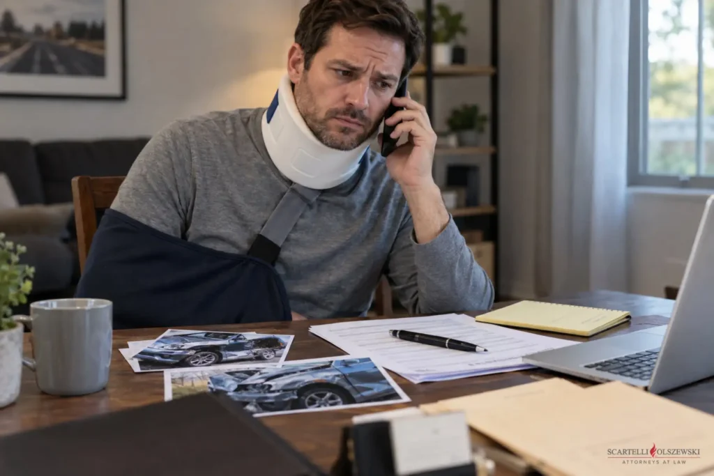 Talking to the adjuster before you are ready