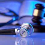 Gavel and stethoscope