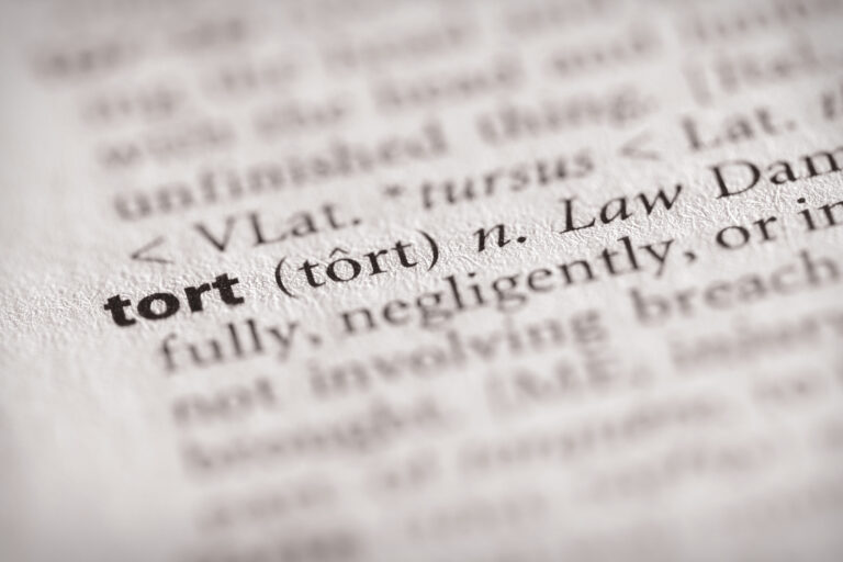 What does “tort” really mean?