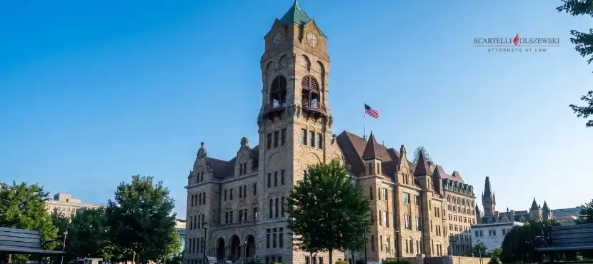 View of scranton pa courthouse square