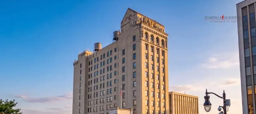 View of wilkes-barre, pa public square