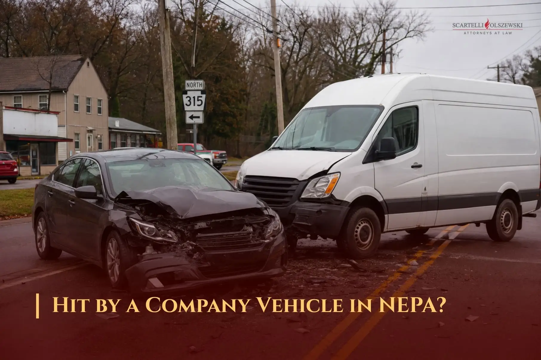 Hit by a company vehicle in nepa