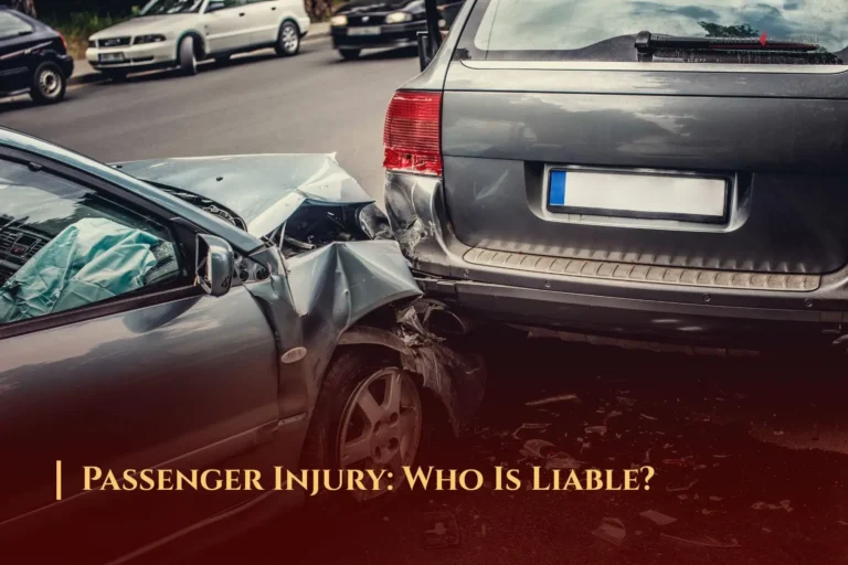 Passenger injury who is liable