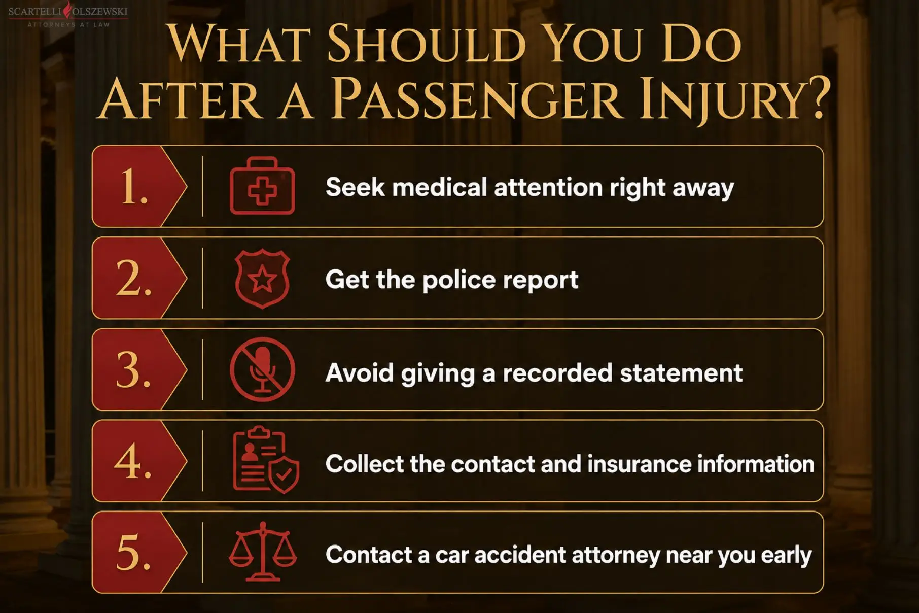 I Was A Passenger In A Car Accident. Who Do I Sue In Pennsylvania? 3 What should you do after a passenger injury