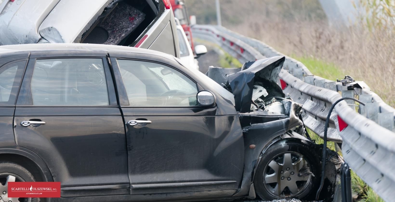 Route 222 multi-vehicle crash